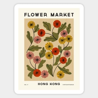 Flower Market No. 9 Magnet